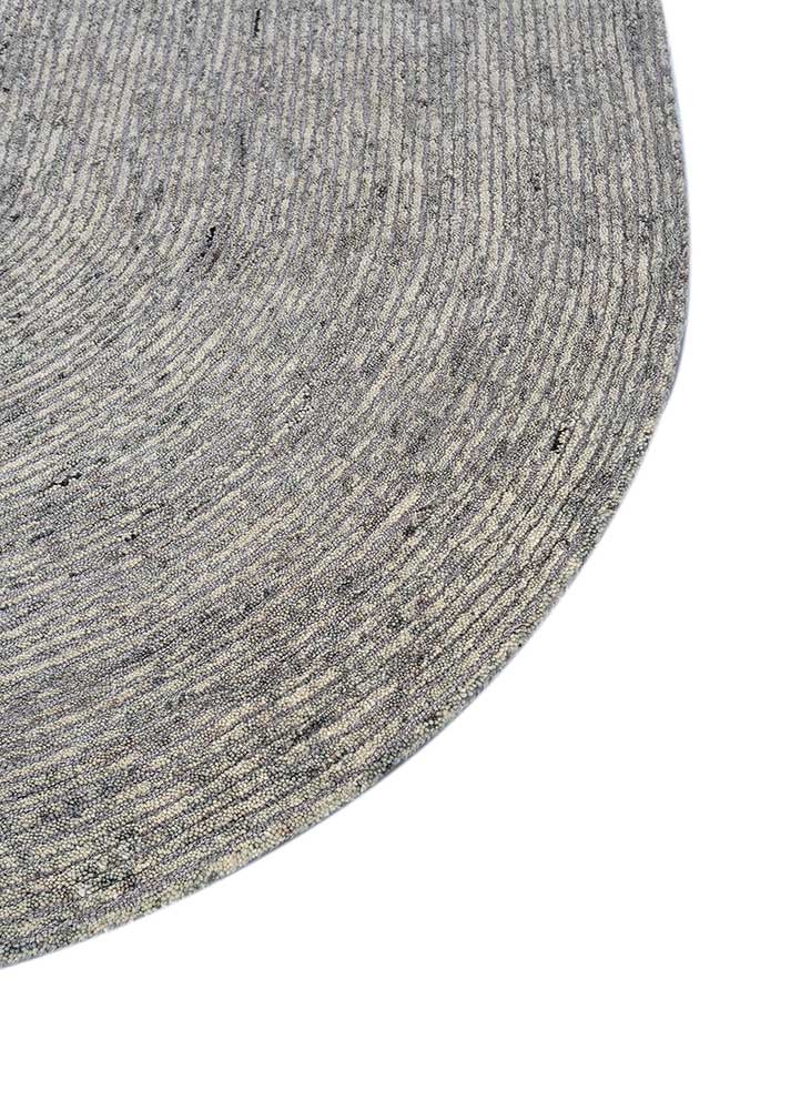 Wool Rug other shape  - 225 x 150 cm - grey