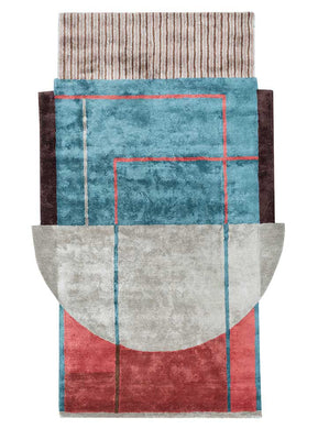 Designer Rug other shape  - 240 x 150 cm - multicolored