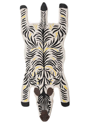 Children's Rug other shape  - 215 x 90 cm - black and white