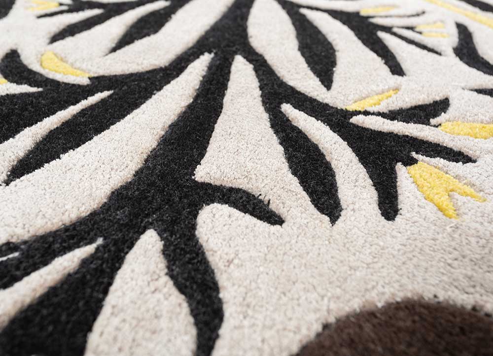Children's Rug other shape  - 215 x 90 cm - black and white