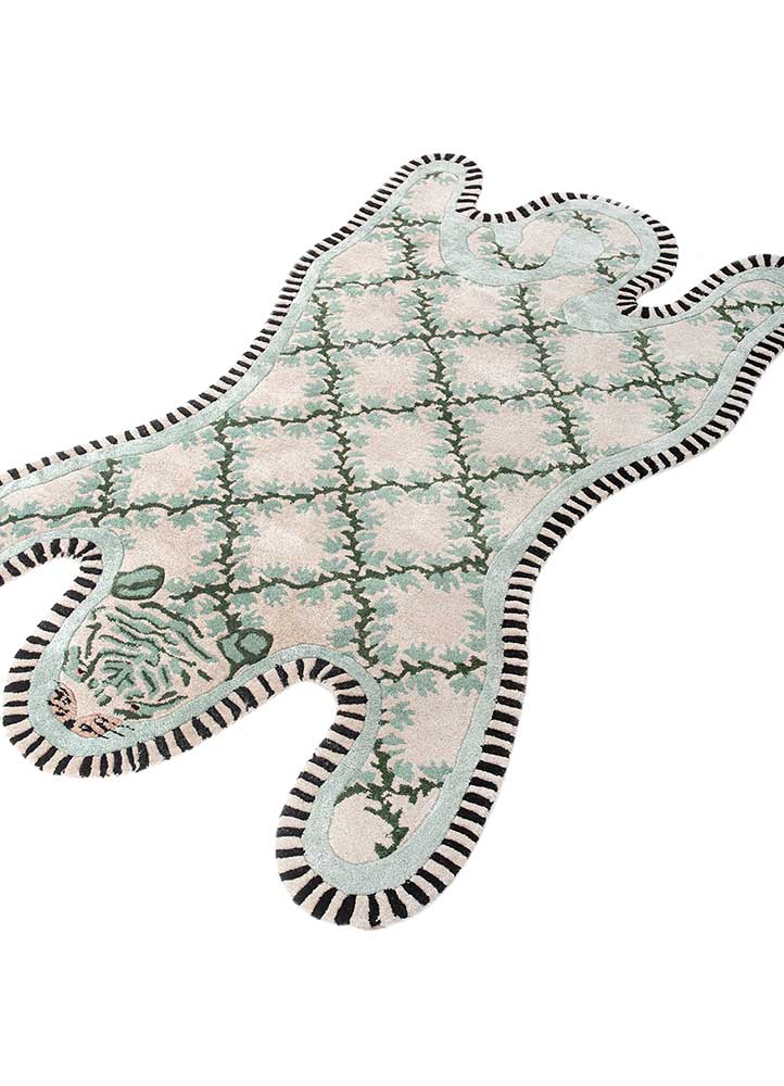 Children's Rug other shape  - 143 x 90 cm - green