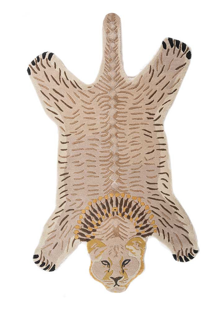 Children's Rug other shape  - 153 x 90 cm - cream