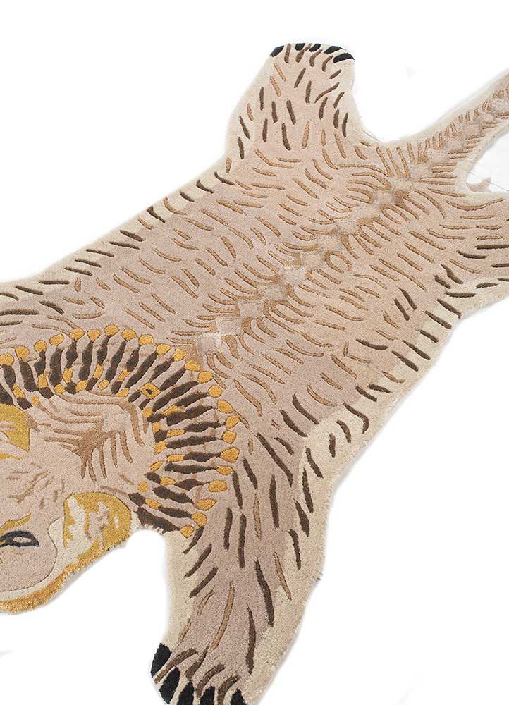 Children's Rug other shape  - 153 x 90 cm - cream