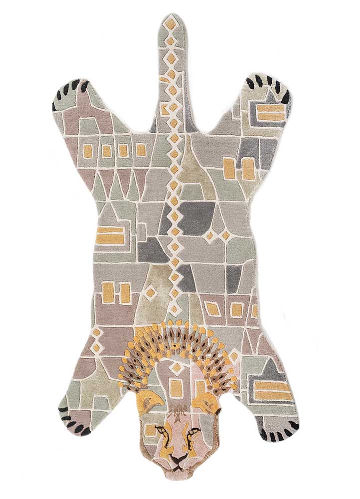 Children's Rug other shape  - 153 x 90 cm - multicolored