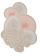 Wollteppich sonderform  - 240 x 180 cm - beige