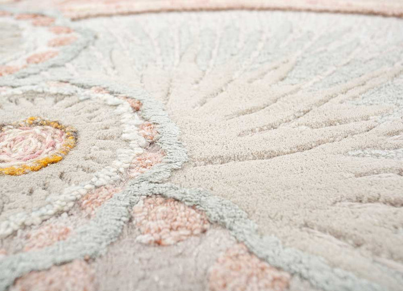 Wool Rug other shape  - 240 x 180 cm - beige