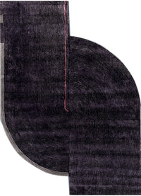 Designer Rug other shape  - 330 x 240 cm - anthracite