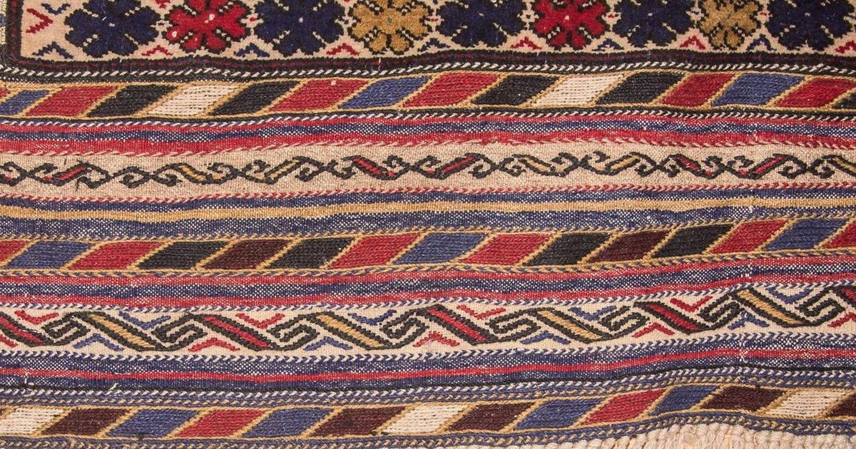 Kelim Rug - Old - 276 x 185 cm - beige