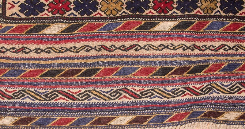 Kelim Rug - Old - 276 x 185 cm - beige