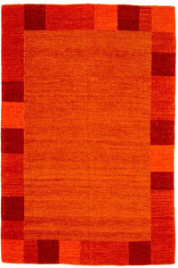 Kelim Rug - Trendy - 202 x 143 cm - orange