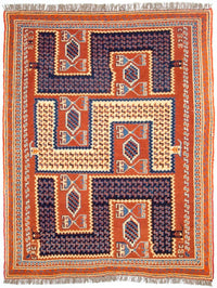 Kelim Rug - Oriental - 185 x 145 cm - multicolored