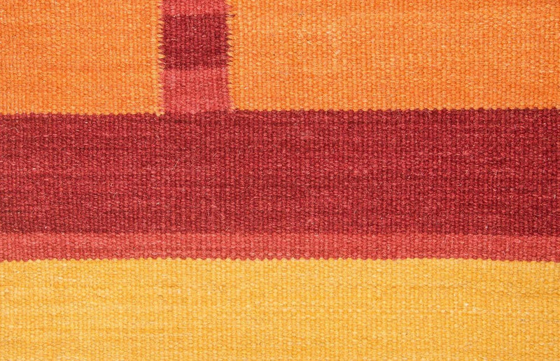Kelim Rug - Trendy - 205 x 145 cm - orange