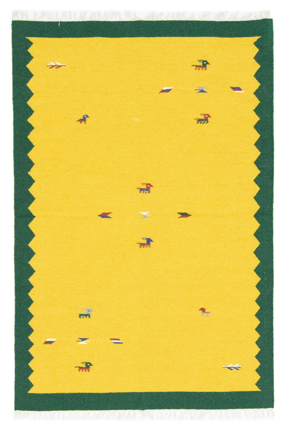 Kelim Rug - Trendy - 180 x 120 cm - yellow