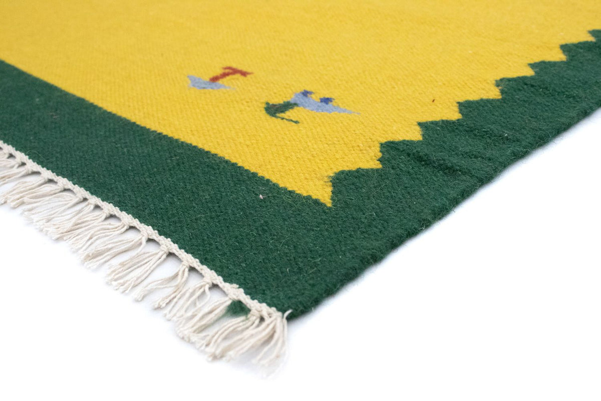 Kelim Rug - Trendy - 180 x 120 cm - yellow