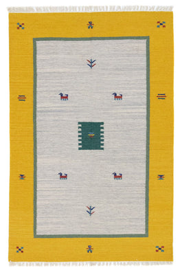 Kelim Rug - Trendy - 180 x 120 cm - beige