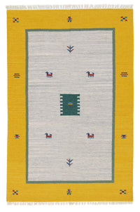 Kelim Rug - Trendy - 180 x 120 cm - beige