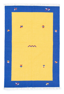 Kelim Rug - Trendy - 200 x 140 cm - yellow