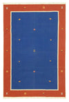 Modern Kilim Rug 200x300cm - Wool Rug - Rectangle / Blue / 200 x 300 cm Rectangle