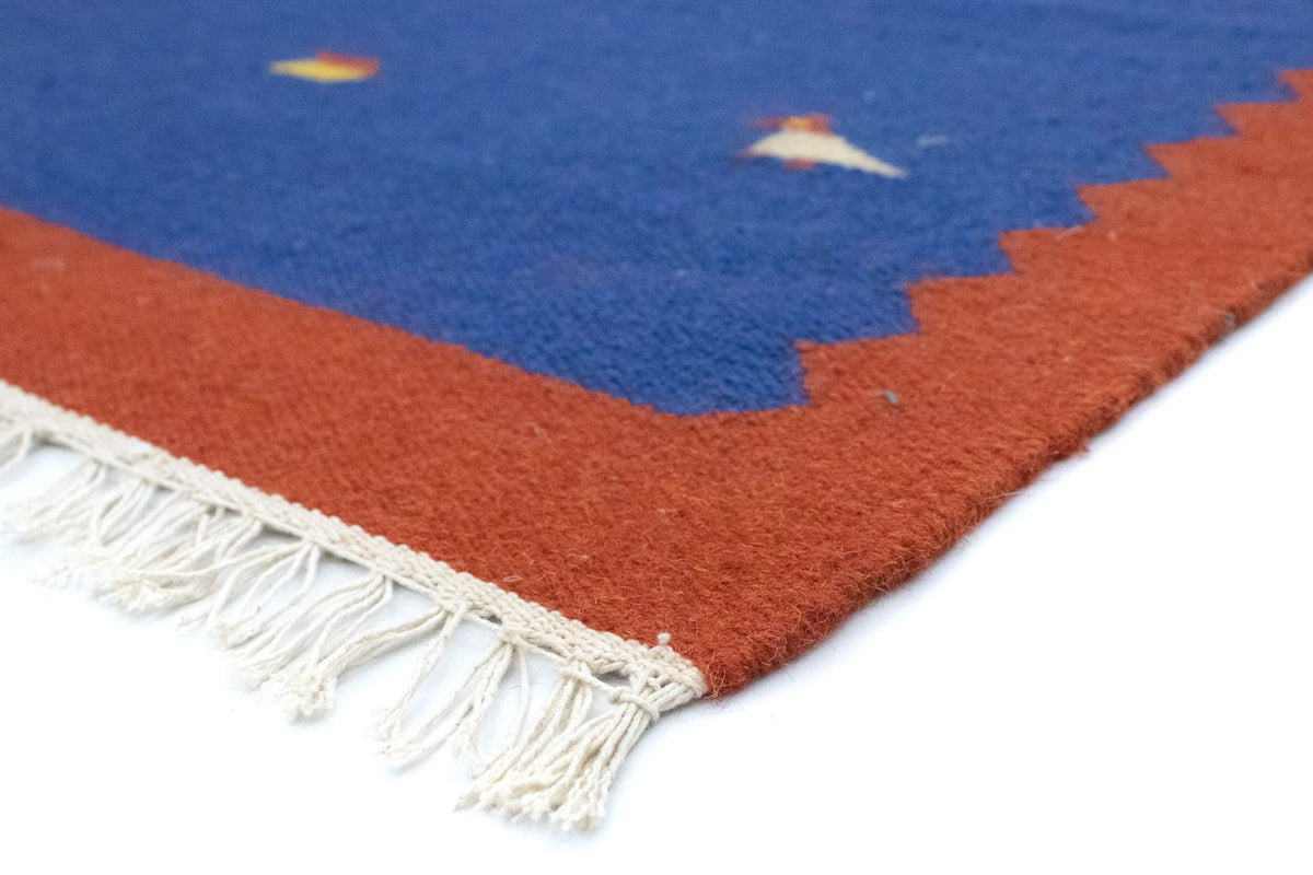Kelim Rug - Trendy - 180 x 120 cm - blue