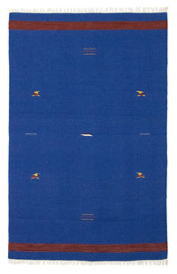 Kelim Rug - Trendy - 180 x 120 cm - blue