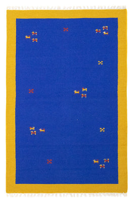 Kelim Rug - Trendy - 180 x 120 cm - blue