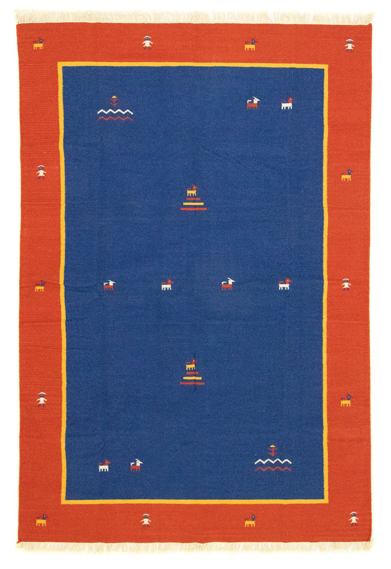 Kelim Rug - Trendy - 300 x 200 cm - blue