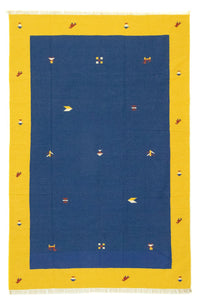 Kelim Rug - Trendy - 300 x 200 cm - blue
