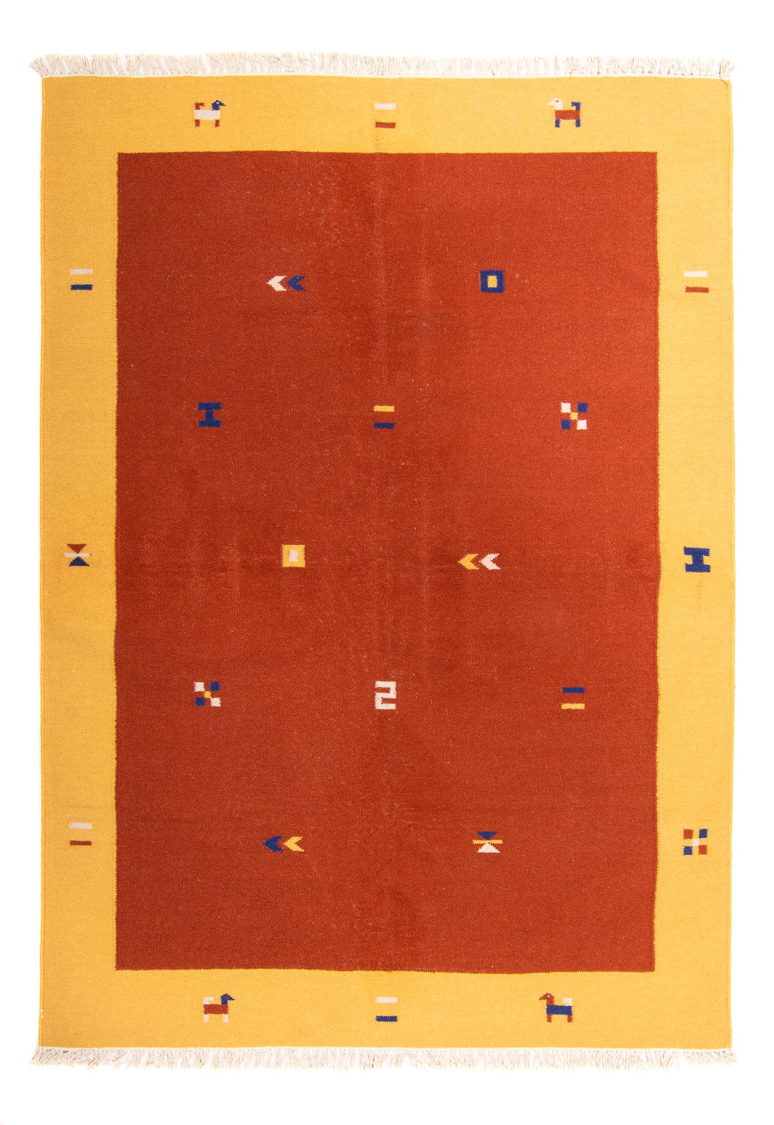 Kelim Rug - Trendy - 240 x 170 cm - dark red