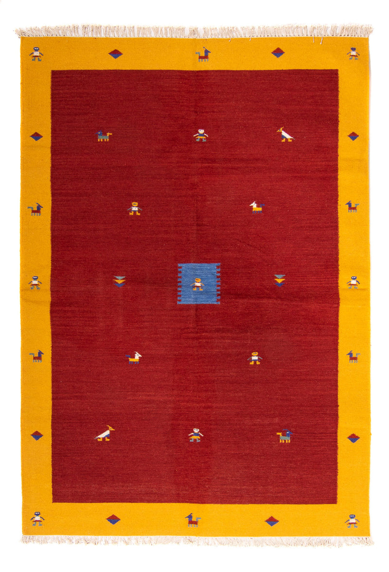 Kelim Rug - Trendy - 240 x 170 cm - dark red