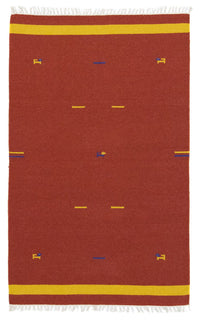Kelim Rug - Trendy - 180 x 120 cm - rust