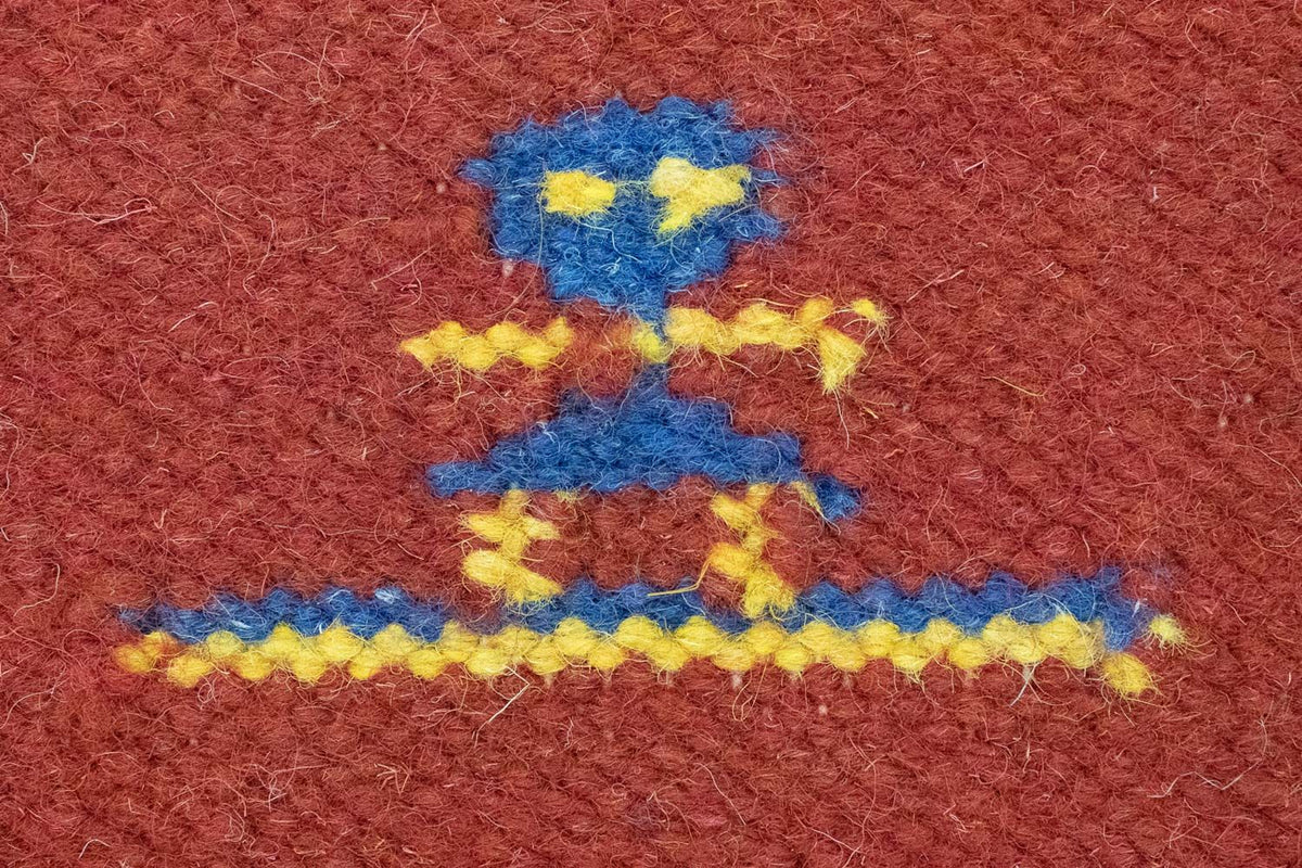 Kelim Rug - Trendy - 200 x 140 cm - red