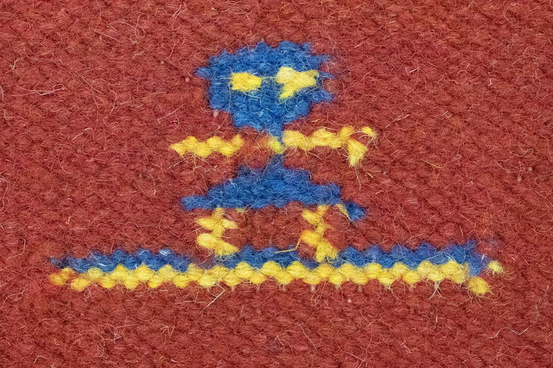 Kelim Rug - Trendy - 200 x 140 cm - red