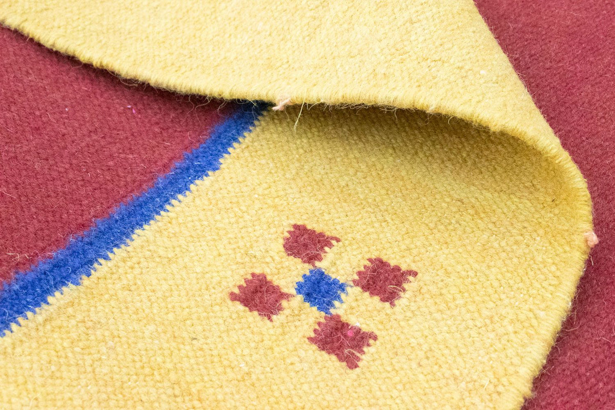 Kelim Rug - Trendy - 200 x 140 cm - red