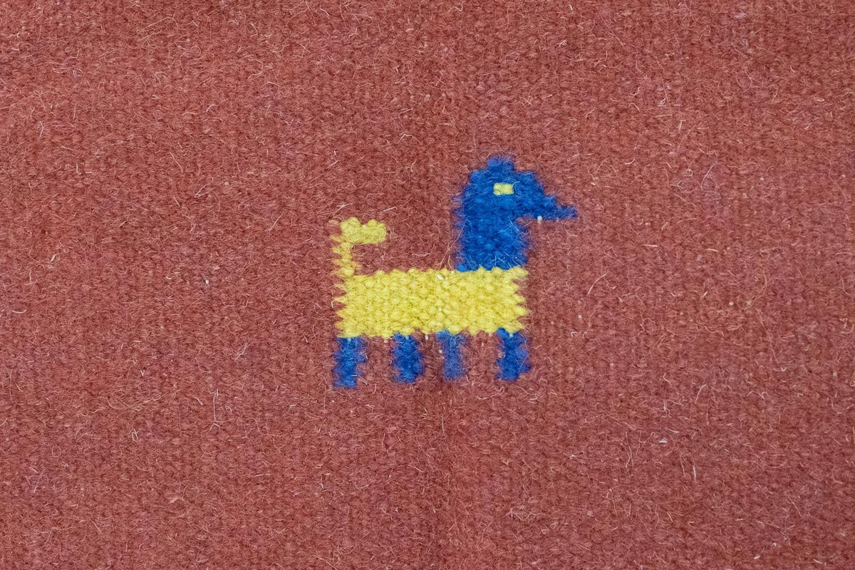 Kelim Rug - Trendy - 200 x 140 cm - red