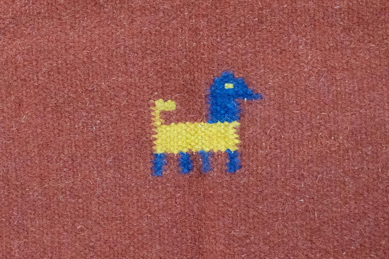 Kelim Rug - Trendy - 200 x 140 cm - red