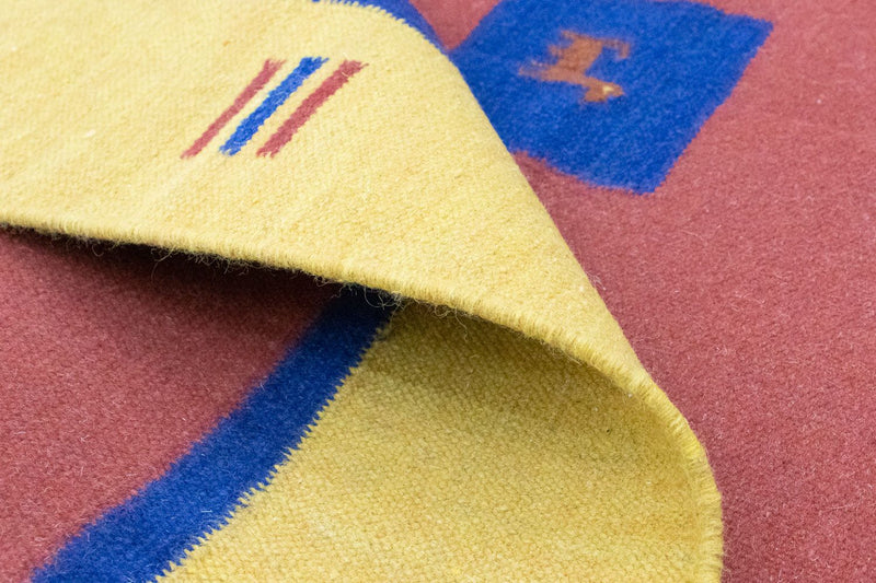 Kelim Rug - Trendy - 200 x 140 cm - red