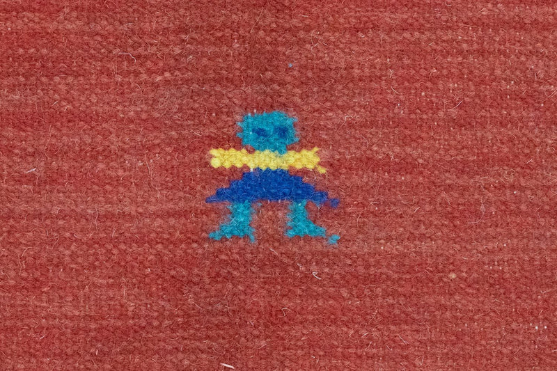 Kelim Rug - Trendy - 200 x 140 cm - red