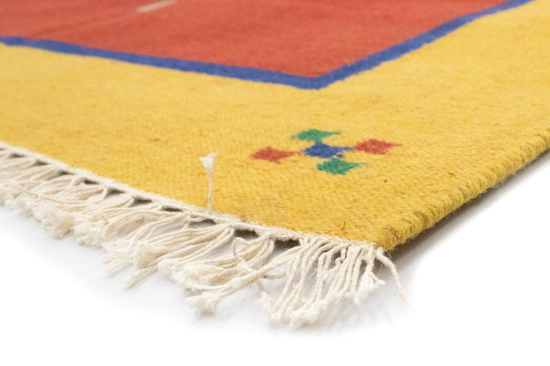 Kelim Rug - Trendy - 200 x 140 cm - red