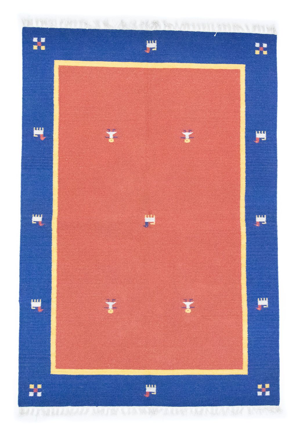 Kelim Rug - Trendy - 200 x 140 cm - orange