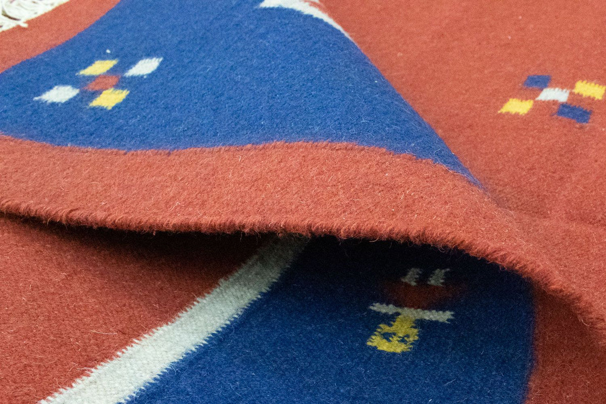 Kelim Rug - Trendy - 200 x 140 cm - orange