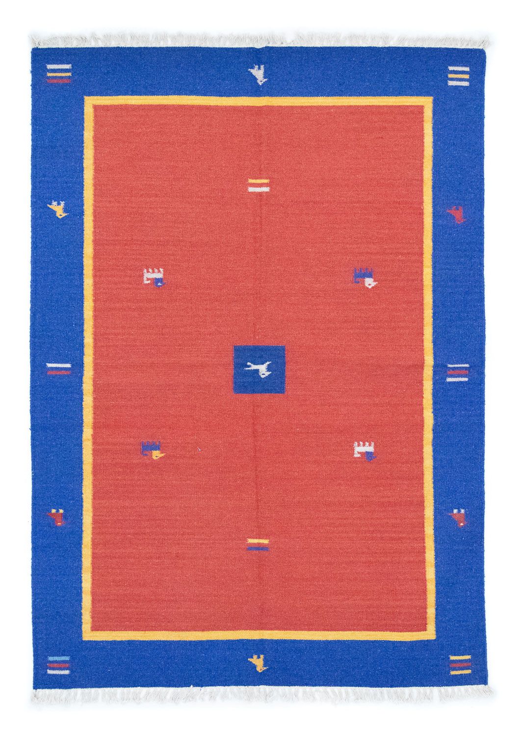 Kelim Rug - Trendy - 200 x 140 cm - orange