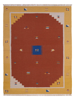 Kelim Teppich - Trendy - 240 x 170 cm - rost