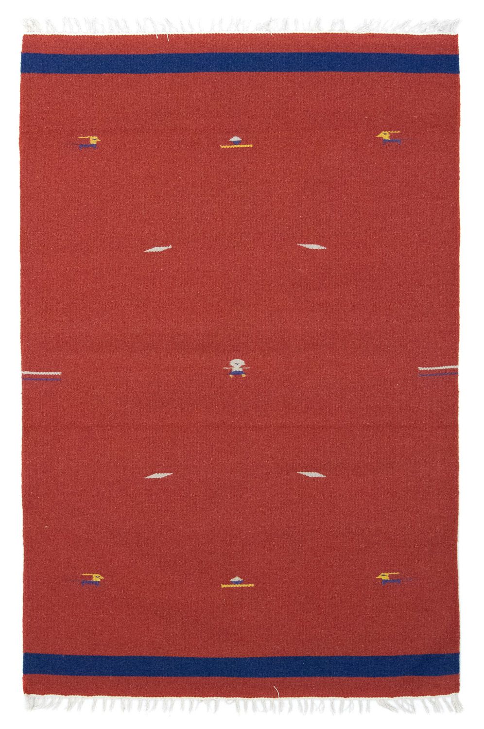 Kelim Rug - Trendy - 180 x 120 cm - red