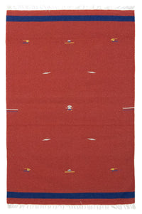 Kelim Rug - Trendy - 180 x 120 cm - red