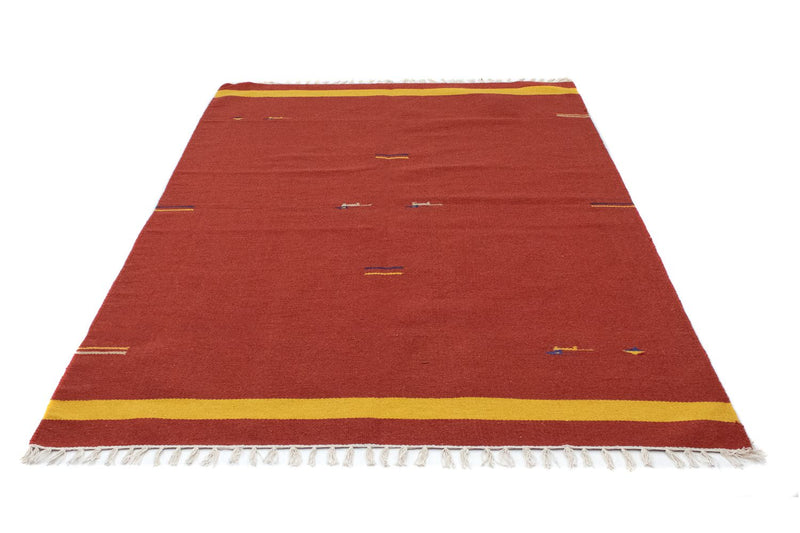 Kelim Rug - Trendy - 200 x 140 cm - red