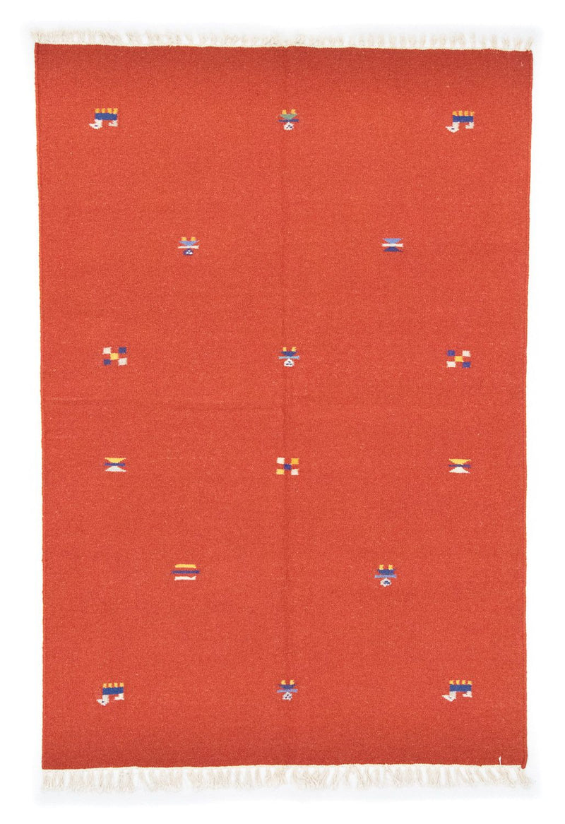 Kelim Rug - Trendy - 200 x 140 cm - orange