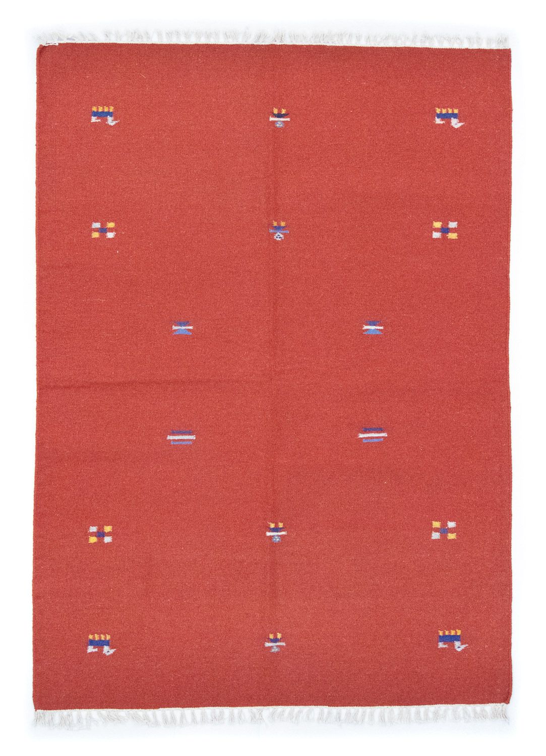 Kelim Rug - Trendy - 200 x 140 cm - red