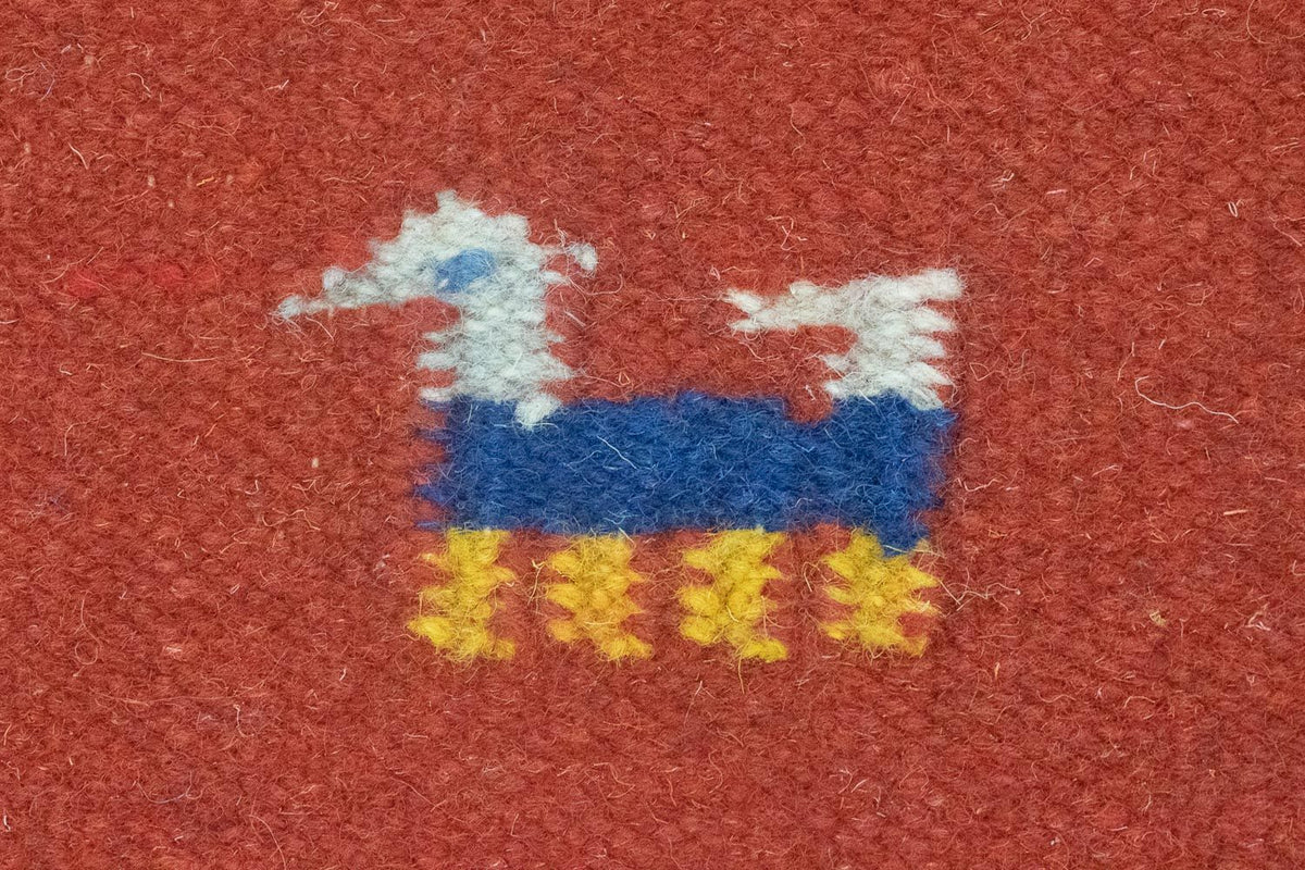 Kelim Rug - Trendy - 200 x 140 cm - red