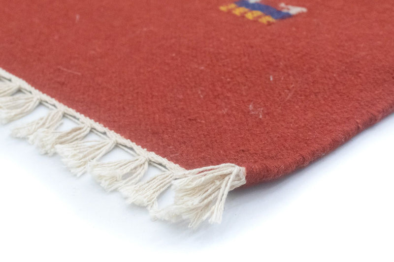 Kelim Rug - Trendy - 200 x 140 cm - red