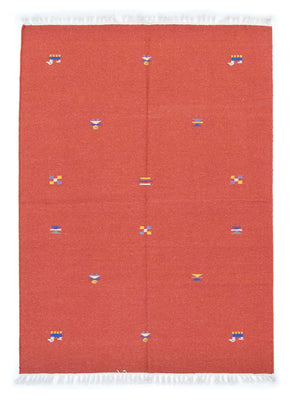 Kelim Rug - Trendy - 200 x 140 cm - orange